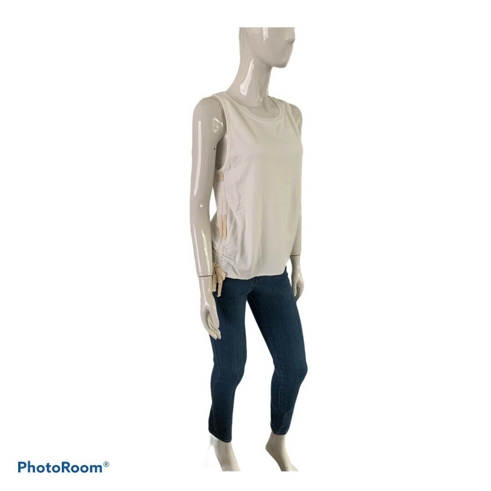 New SUNDAYS Tank Top Ivory Muscle Relaxed Tee SM